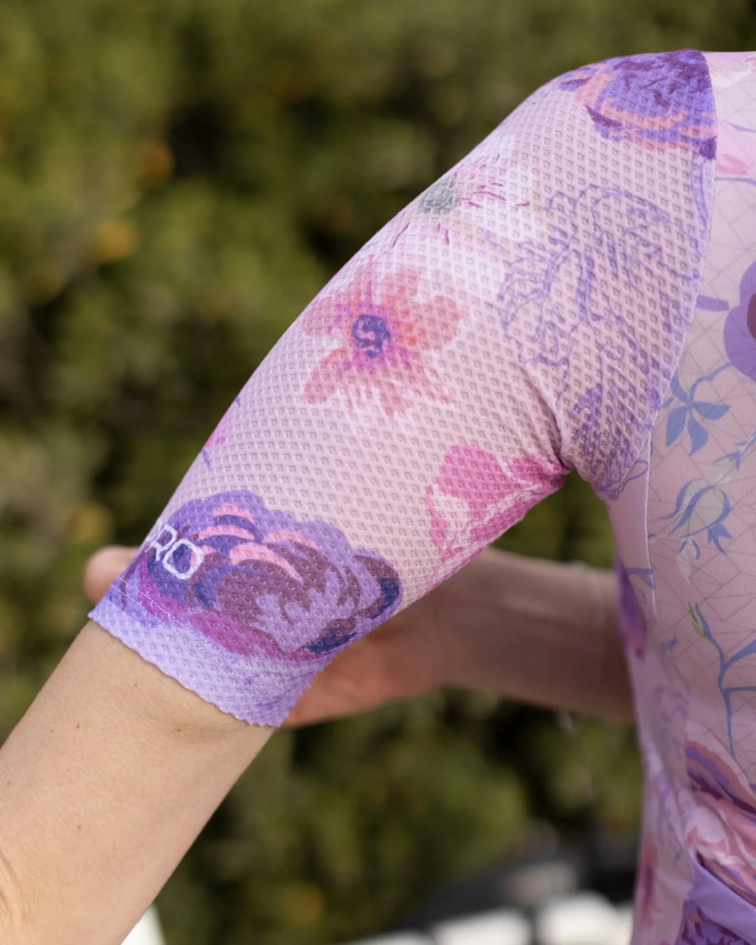 Damska koszulka kolarska Lilac Bloom