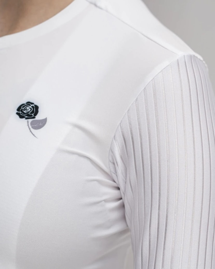 Damska koszulka kolarska White 6