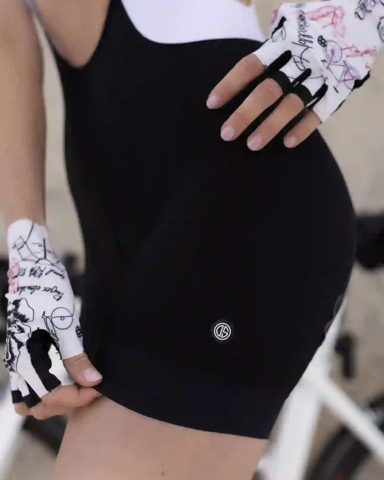 Damskie spodenki kolarskie Black Pro 3