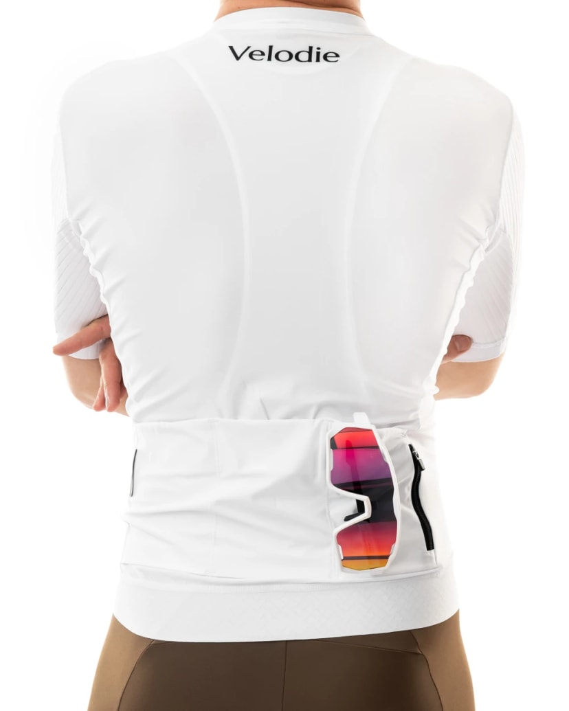 Męska koszulka kolarska White 4