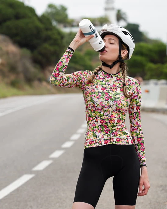 Damska koszulka kolarska Multicolor Ditsy Floral
