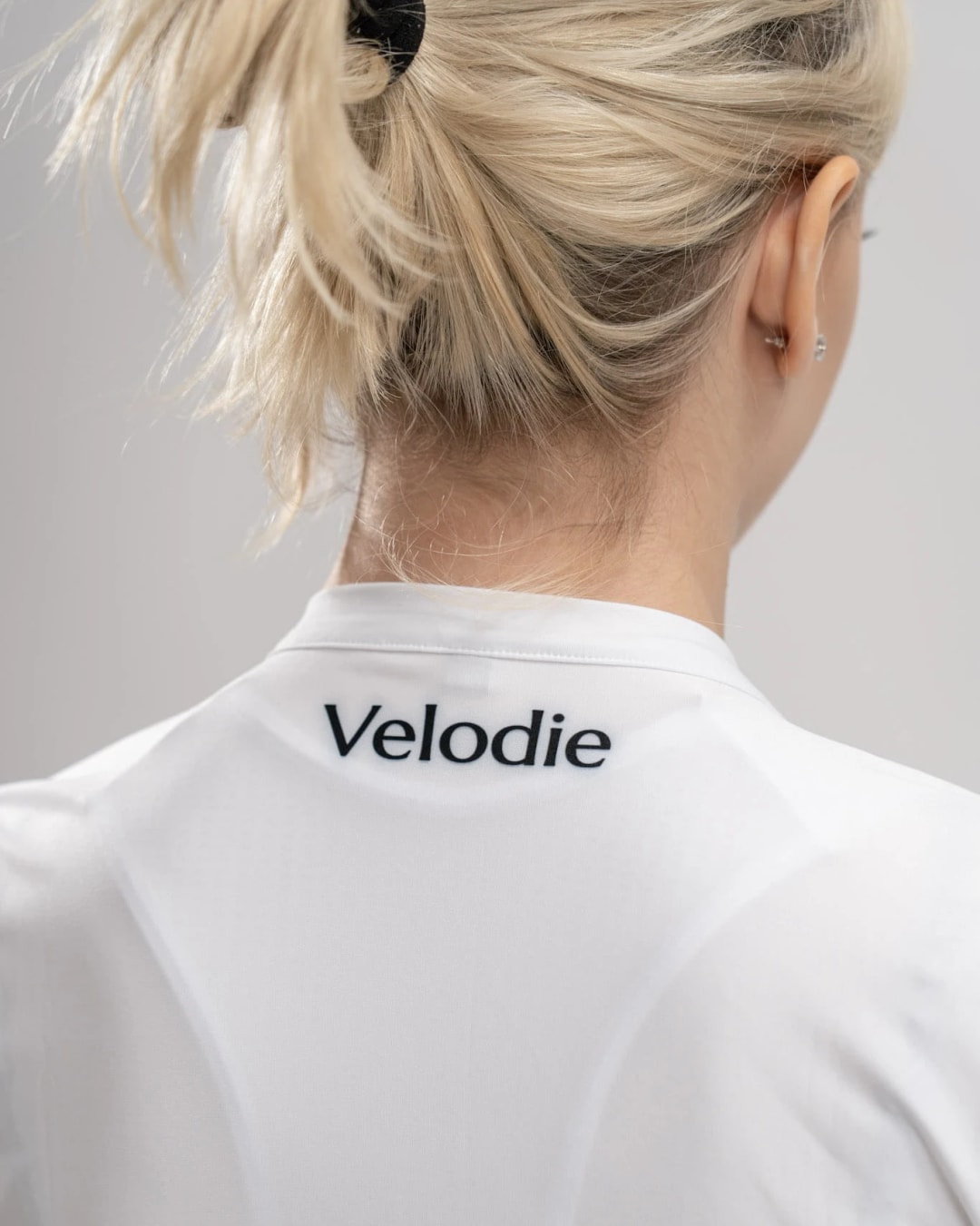 Damska koszulka kolarska White