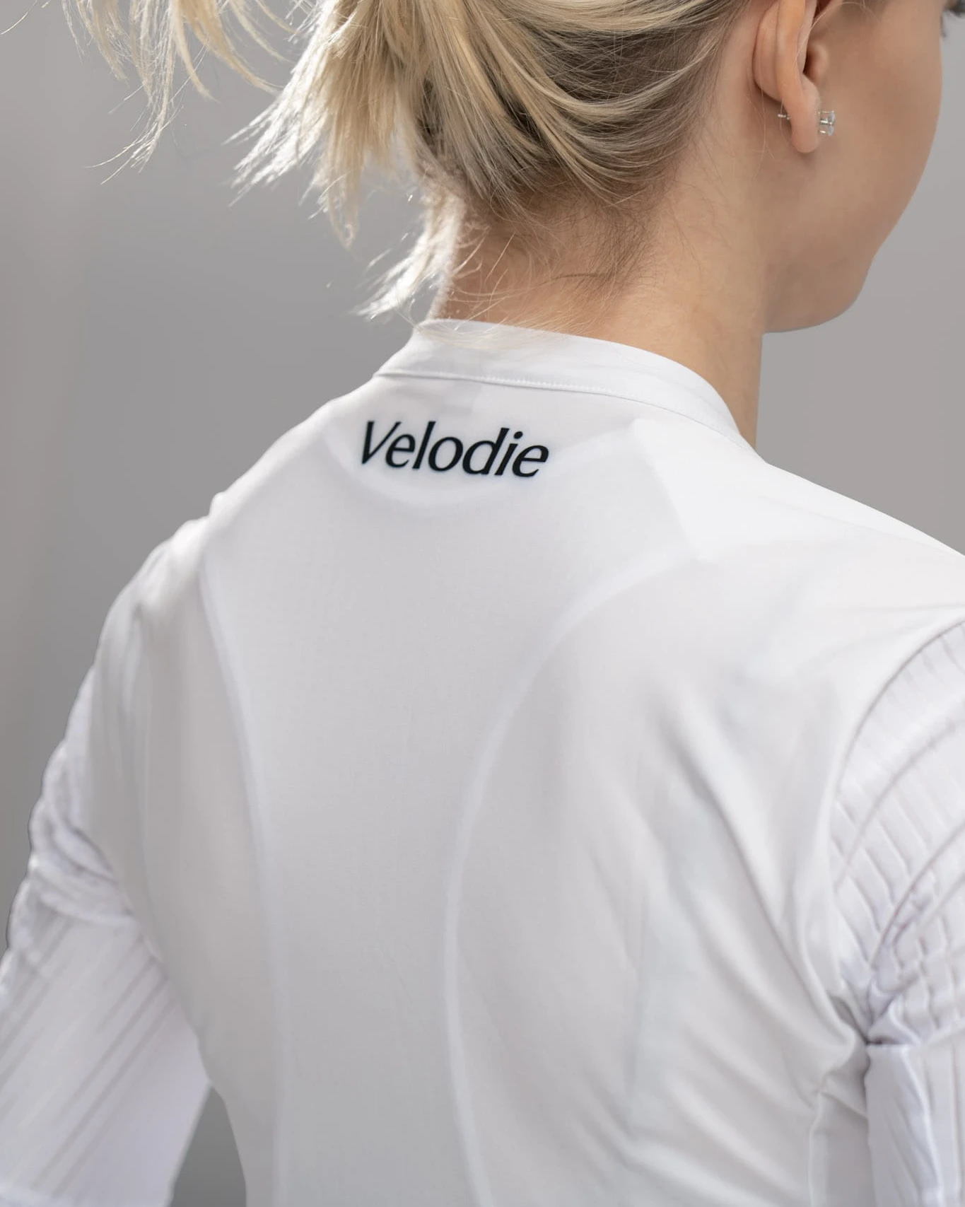 Damska koszulka kolarska White