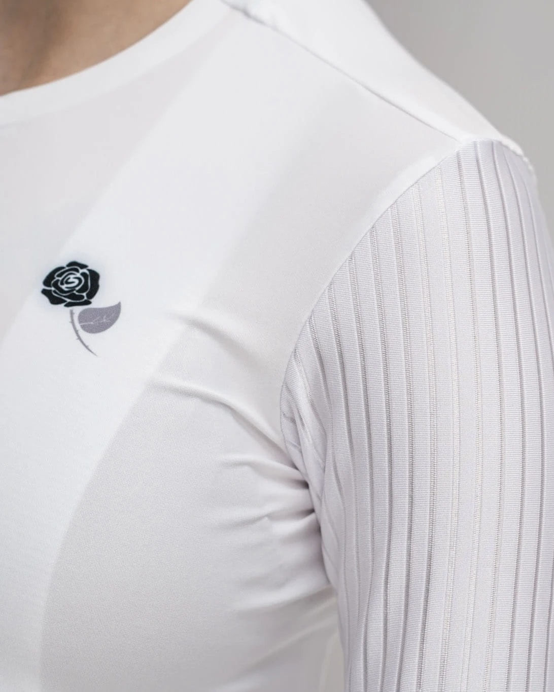 Damska koszulka kolarska White