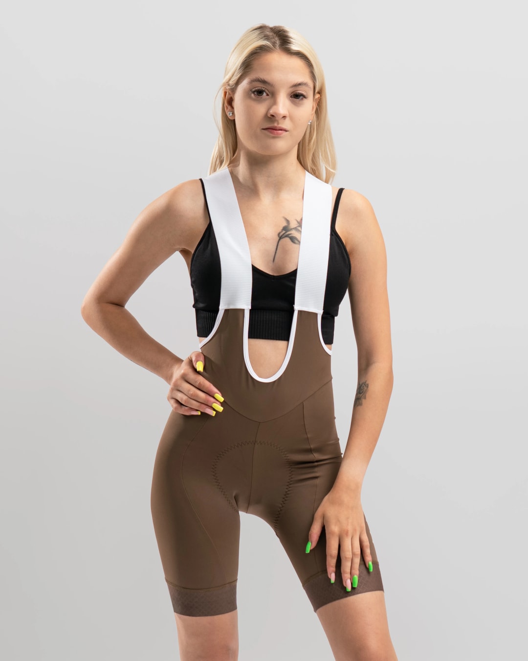 Damskie spodenki kolarskie Brown